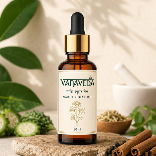 Vanaveda Sugar Balance Naabhi Oil
